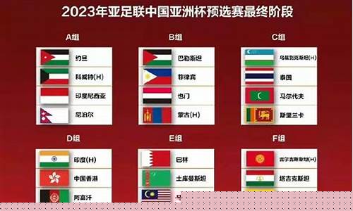 2023亚洲杯时间表_2023亚洲杯时间表足球