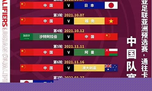 2026世界杯预选赛全部赛程表_2026世界杯预选赛全部赛程表格