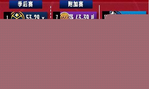 2023nba季后赛对阵图_2024nba季后赛对阵图